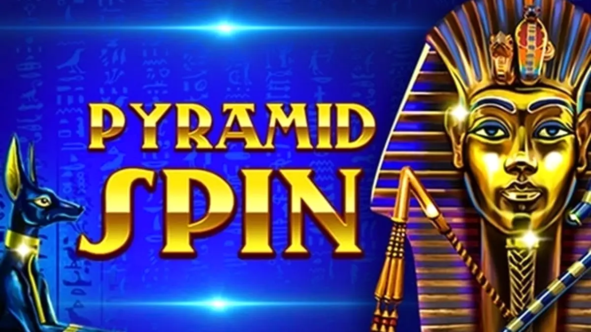 Tampilan visual slot Pyramid Spin dengan latar belakang piramida Mesir yang megah.